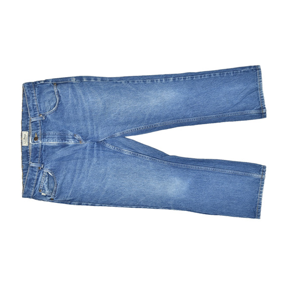 L.L. Bean Men's Standard Fit Blue Jeans Size 34x29 Standard Fit Cotton - Picture 1 of 8